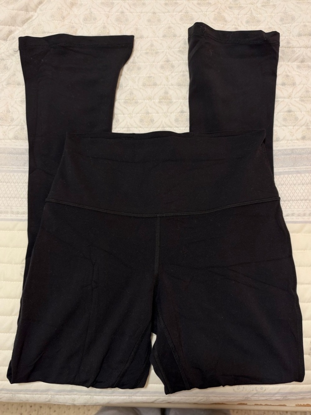 Lululemon Align High Rise Mini Flare Black Leggings - Size 6 - Picture 2 of 5